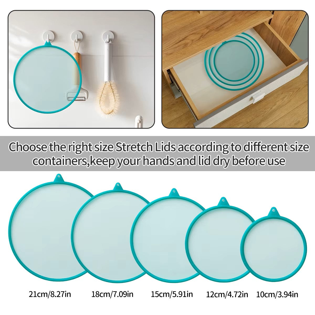 Set Capace Reutilizabile din Silicon